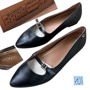 Vionic Delilah Pointed Flats Sz 6